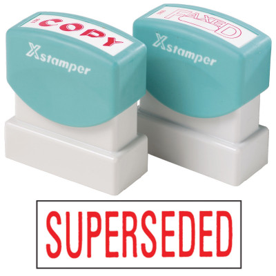 XSTAMPER -1 COLOUR -TITLES R-Z 1366 Superseded Red