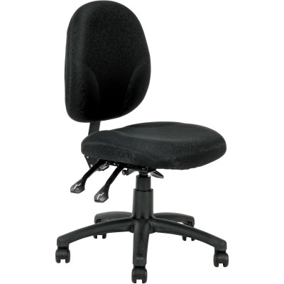 LINCOLN TYPIST CHAIR M/B Black Fabric
