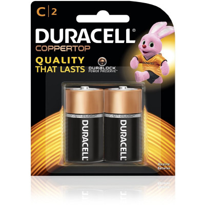 DURACELL COPPERTOP BATTERY C Carded