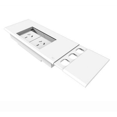 RAPID FLIP BOX 2 GPO + 3 Data Surface Mounted Box
