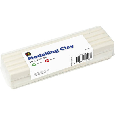 Ec Modelling Clay RM500CWHT White 500gms