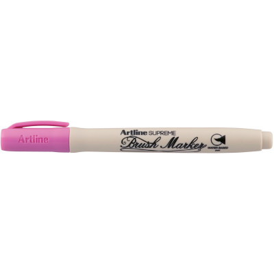 Artline Supreme Brush Marker Pink BX12