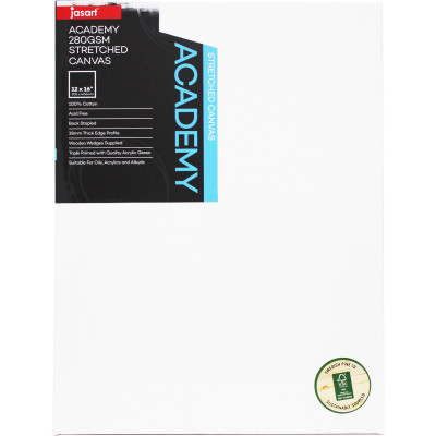 Jasart Academy Canvas 1/2 Inch 7 Thick Edge PACK OF 6